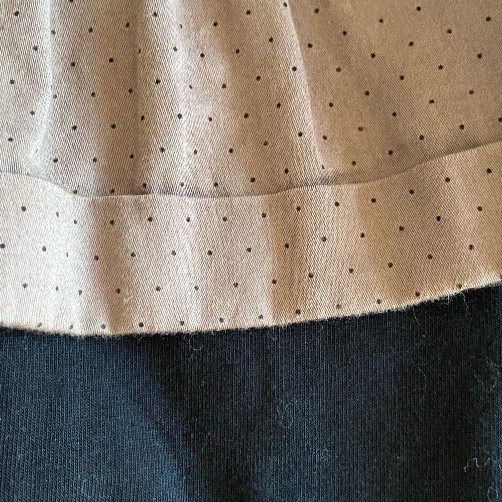 Baby Gap Skort Belted Tan Dotted w Black Attached Leggings Size 3-6 Month - Picture 3 of 8